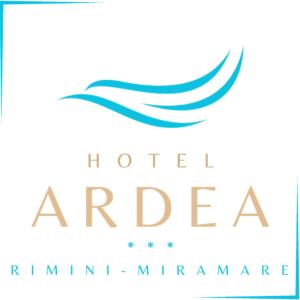 a logo for a hotelagency with a bird flying at Hotel B&B Ardea Rimini in Rimini