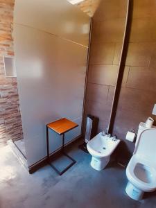 Et badeværelse på Cabaña Sol de Otoño