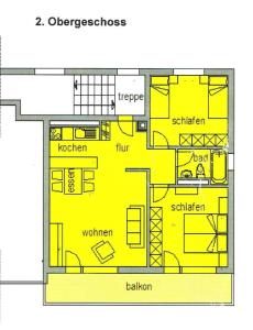 De plattegrond van Silberblick Ferienwohnungen - aussergewöhnlich & familienfreundlich