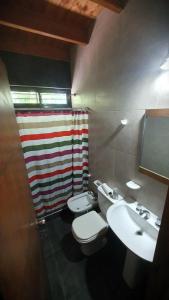 Et badeværelse på El depa de Nico