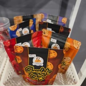 a package of cracker crisps in a refrigerator at Fayyadh Homestay Selayang - 3 Bilik 2 Bilik Air -malay only in Batu Caves