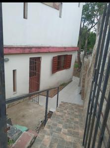 Balkón nebo terasa v ubytování El central