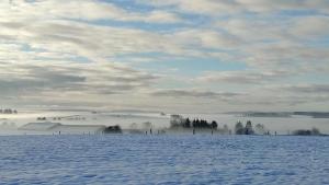 Gîte du Cheval Blanc durante l'inverno