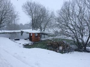 Gîte du Cheval Blanc durante l'inverno