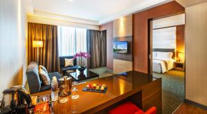 TV a/nebo společenská místnost v ubytování Hotel Armada Petaling Jaya