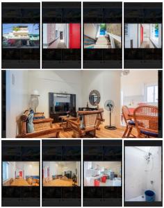 a collage of photos of a living room at The Peacock Oasis in Ozamis