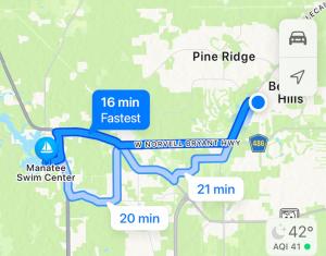 a map of the proposed interstate interchange at Little Cute Home in Beverly Hills
