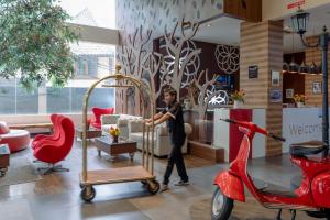 Predel za sedenje v nastanitvi Kalya Hotel Bandung Dago