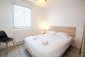 Posteľ alebo postele v izbe v ubytovaní Le Petit Choiseul - Superb bungalow sleeps 6
