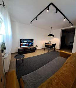 Khu vực ghế ngồi tại Apartament Asnyka Centrum