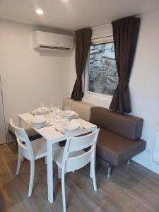 Χώρος καθιστικού στο Camping Sestola