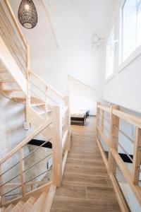 Posteľ alebo postele v izbe v ubytovaní La maison Renaissance - Gîte 8prs