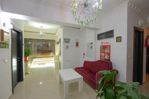 Hotel Iliria的休息区