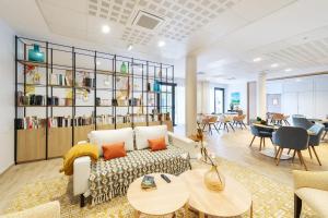 Χώρος καθιστικού στο Résidence Le Mans