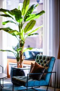Posezení v ubytování CRYSTAL Hotel Belgrade