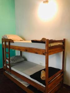 ein paar Etagenbetten in einem Zimmer in der Unterkunft Grecovich House in Encarnación