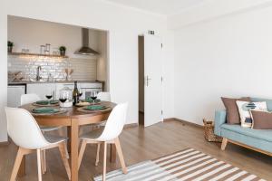 Kuchyň nebo kuchyňský kout v ubytování Baleal Beachfront