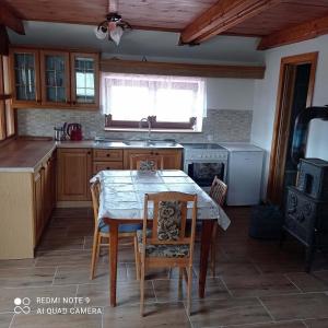 Η κουζίνα ή μικρή κουζίνα στο Apartmán Chroustkov