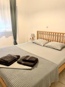 Posteľ alebo postele v izbe v ubytovaní - PaSpiti - Apartment Chalkidiki
