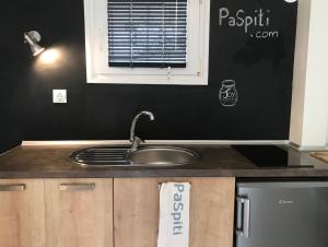 Kuchyňa alebo kuchynka v ubytovaní - PaSpiti - Apartment Chalkidiki + 12 fotografií
