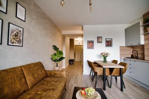 Kuchyň nebo kuchyňský kout v ubytování Laguna Beskidów Resort - Apartament A67