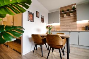 Kuchyň nebo kuchyňský kout v ubytování Laguna Beskidów Resort - Apartament A67 + 25 fotografií