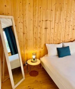 Posteľ alebo postele v izbe v ubytovaní "La cabane" grande maison, clim, parking