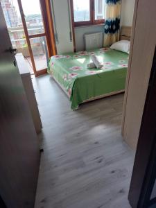 Postel nebo postele na pokoji v ubytování #Punto FM 1#