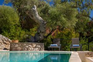 Bazén v ubytovaní Villa Cristina - Charming Villa with Stone and Wood Elements in Sivota Bay alebo v jeho blízkosti