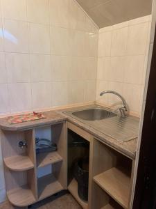 Kuchyň nebo kuchyňský kout v ubytování Hotel Lavilia