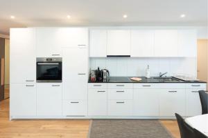 Exklusive 2,5 Zimmer Wohnung的厨房或小厨房