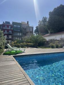 Πισίνα στο ή κοντά στο Cosy House Downtown Porto with swimming pool and AC