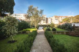 Κήπος έξω από το Cosy House Downtown Porto with swimming pool and AC