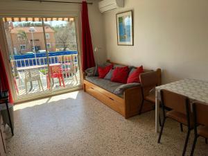 Posezení v ubytování Appart Hyères-Presqu'île de Giens-La Capte