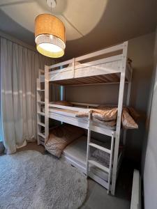 Katil dua tingkat atau katil-katil dua tingkat dalam bilik di Appartement Sainte-Cécile