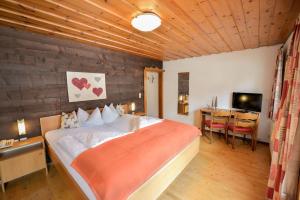 Postel nebo postele na pokoji v ubytování Chalet Sonne Vandans