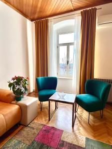 Posezení v ubytování Apartment Riva