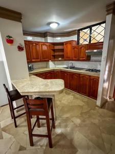 Cucina o angolo cottura di Hotel Bucaneiro
