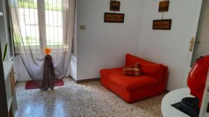 A seating area at A'MA CASA