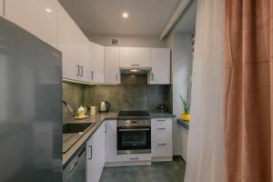 Kuchyňa alebo kuchynka v ubytovaní Apartament Pod 13