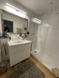 Ein Badezimmer in der Unterkunft Exclusive Unterkunft in 15min bis Hallenstadion - Zürich City - Flughafen ZH