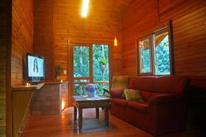 Μια τηλεόραση ή/και κέντρο ψυχαγωγίας στο Chalets do Vale