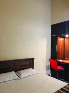 Postel nebo postele na pokoji v ubytování Transit cabin