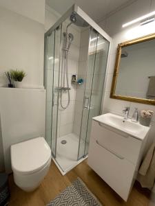 Ein Badezimmer in der Unterkunft Exclusive Unterkunft in 15min bis Hallenstadion - Zürich City - Flughafen ZH
