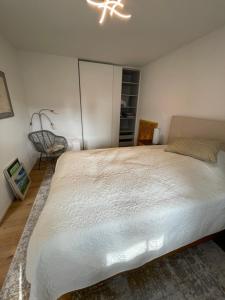 Ein Bett oder Betten in einem Zimmer der Unterkunft Exclusive Unterkunft in 15min bis Hallenstadion - Zürich City - Flughafen ZH