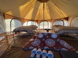 Ένα ή περισσότερα κρεβάτια σε δωμάτιο στο Tako no Hoshi Campsite - Vacation STAY 41995v