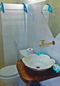 ห้องน้ำของ Pousada Casa da Praia Itaúnas