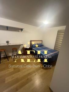 Ένα ή περισσότερα κρεβάτια σε δωμάτιο στο El Hogar - Sucursal Calle Beni - Edificio Auriga 272 con Garaje cubierta