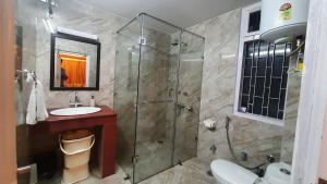 Koupelna v ubytování Vatsalyam Home Stay