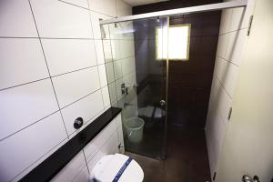 Koupelna v ubytování Sree Sakthi Residency